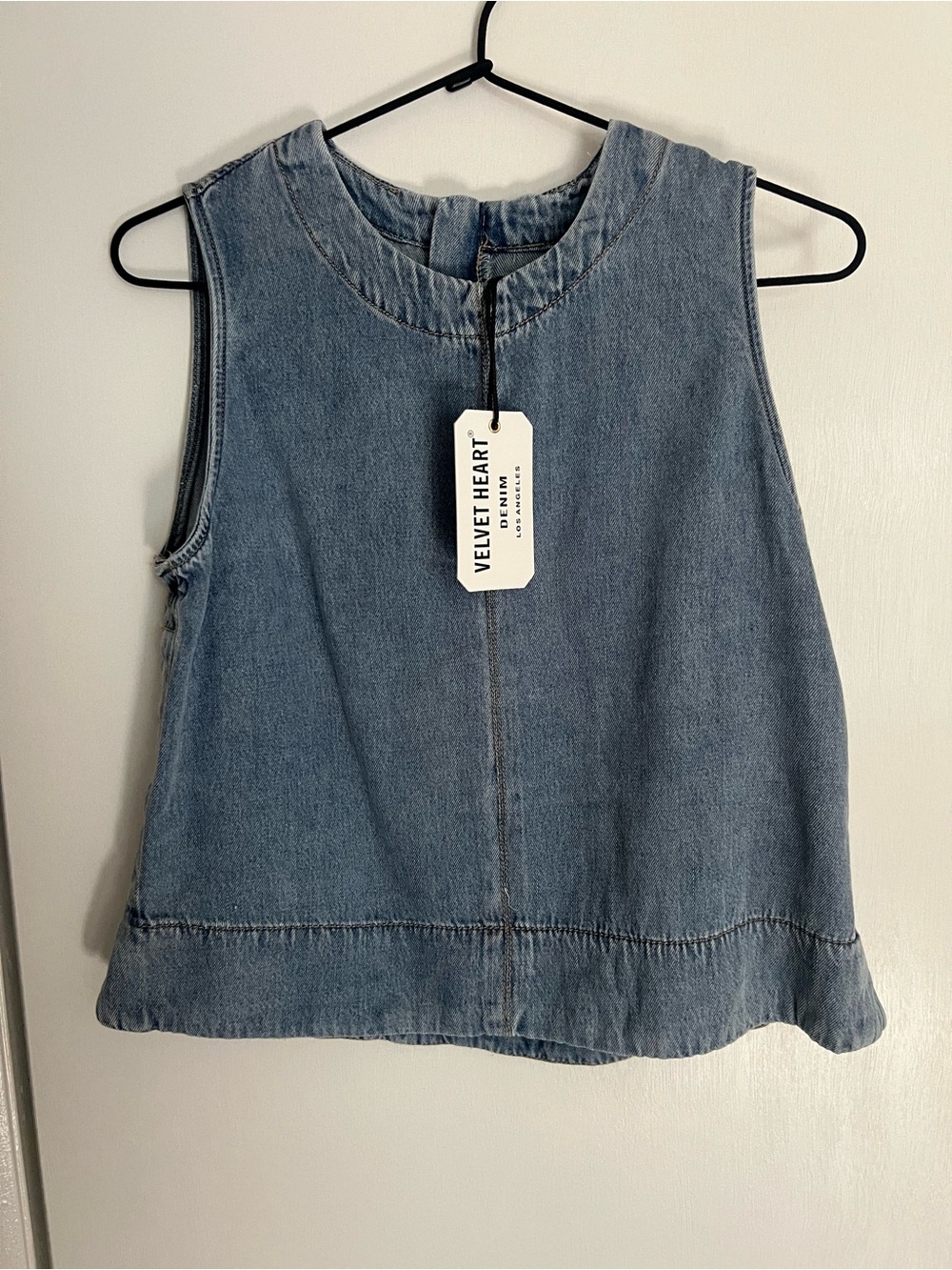 Velvet Heart Blue Denim Tank Top